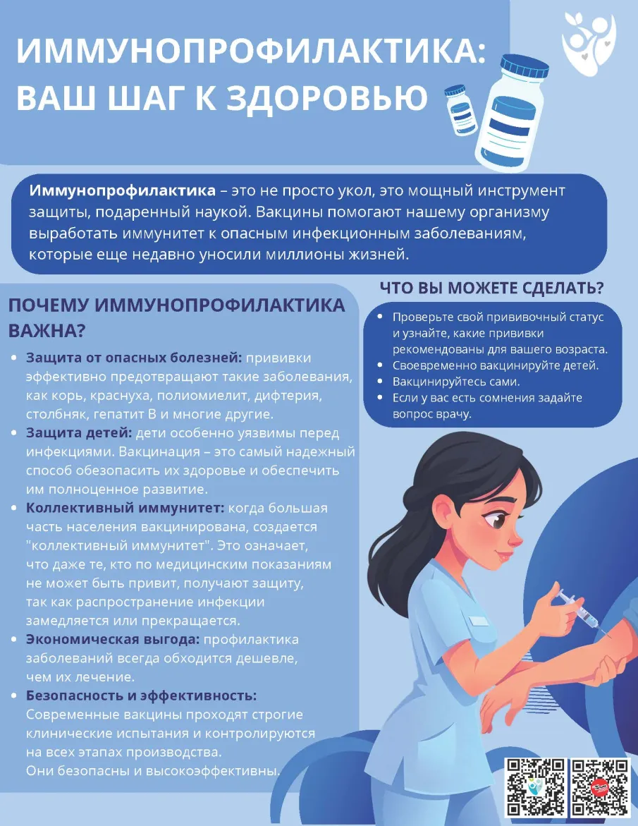 Иммунопрофилактика – один из важнейших инструментов сохранения здоровья населения